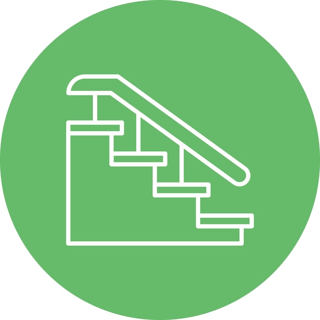 Vector imagen vectorial del icono de la escalera se puede usar para mall