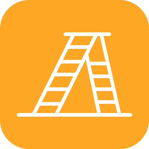 Imagen vectorial del icono de la escalera Se puede utilizar para el almacén