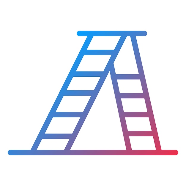 Imagen vectorial del icono de la escalera Se puede utilizar para el almacén