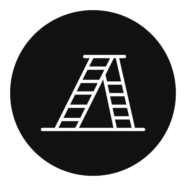 Imagen vectorial del icono de la escalera Se puede utilizar para el almacén