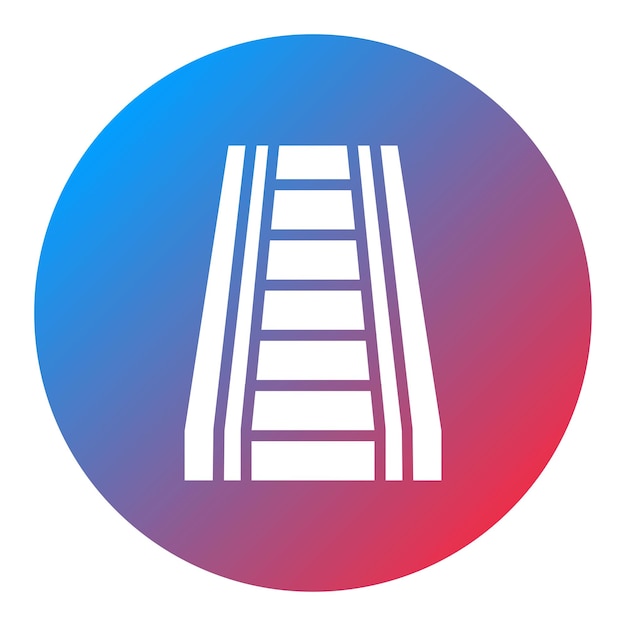 Imagen vectorial del icono de la escalera puede utilizarse para el supermercado