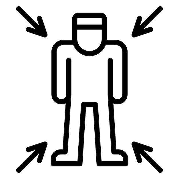 Imagen vectorial del icono del escándalo Se puede utilizar para la política