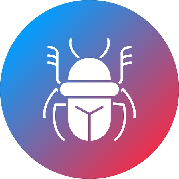 La imagen vectorial del icono del escarabajo se puede usar para In The Wild