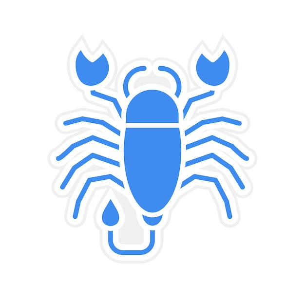 La imagen vectorial del icono de Escorpión se puede usar para In The Wild