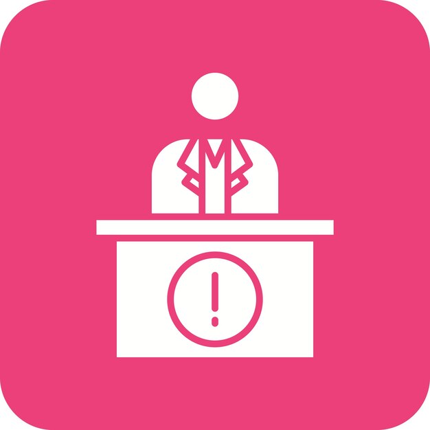 Imagen vectorial del icono del escritorio de información Puede utilizarse para Spa