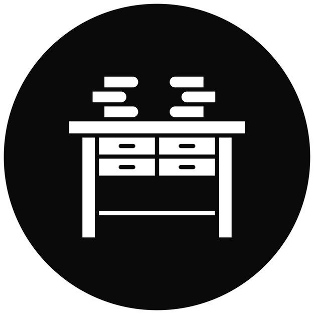 Imagen vectorial del icono del escritorio Se puede utilizar para la productividad