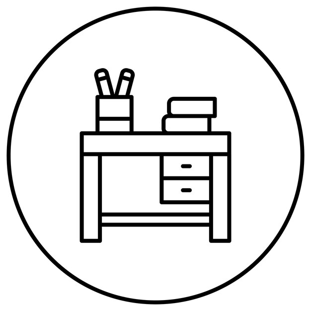 Imagen vectorial del icono del escritorio Se puede utilizar para la vida familiar