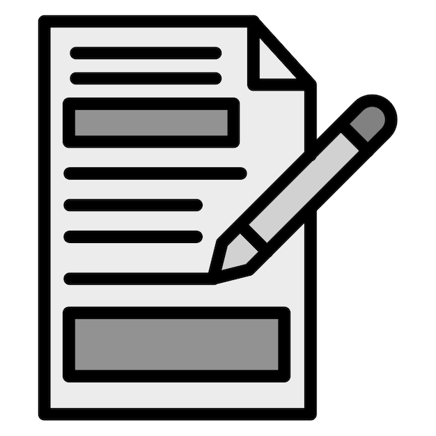 Imagen vectorial de ícono de escritura Se puede utilizar para Art and Craft Supplies