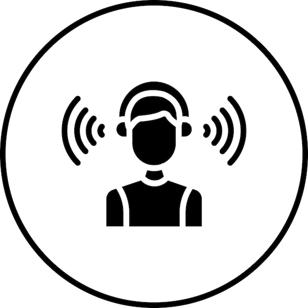 La imagen vectorial del icono de escucha se puede utilizar para el liderazgo