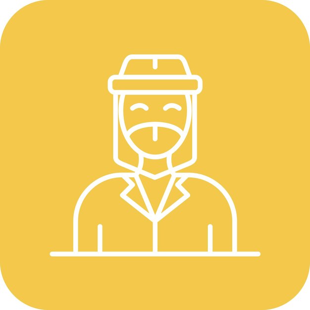 Imagen vectorial del icono del escudo facial Se puede utilizar para el comercio electrónico médico