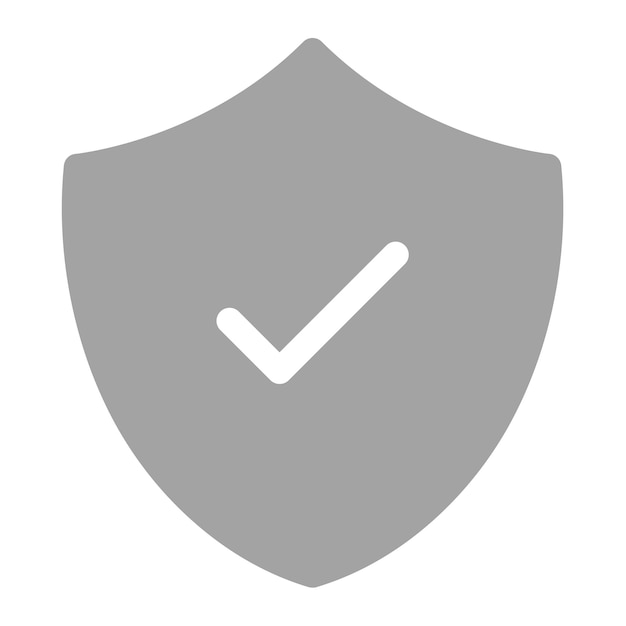 Imagen vectorial de icono de escudo hecha se puede usar para la interfaz de usuario