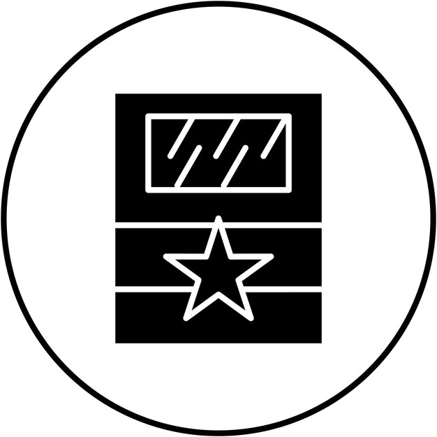 Imagen vectorial del icono del escudo de la policía Se puede usar para la policía