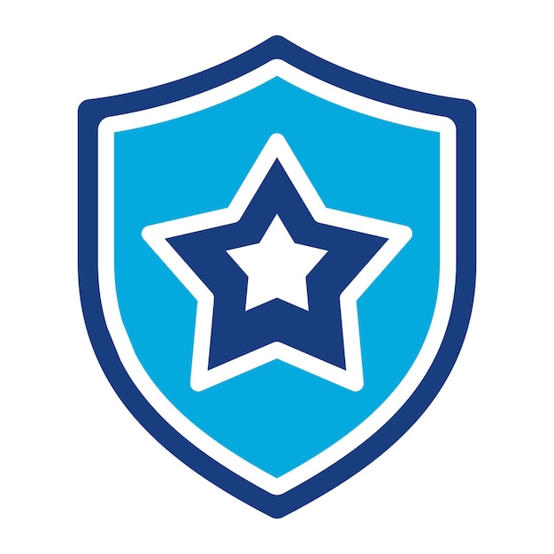 Imagen vectorial del icono del escudo Se puede usar para Fairytale
