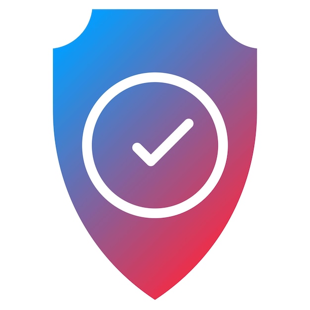 Imagen vectorial del icono del escudo Se puede utilizar para el hogar de ancianos
