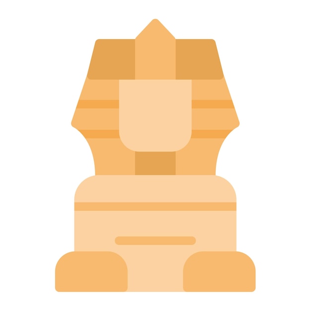 Imagen vectorial del icono de la Esfinge Se puede usar para Egipto