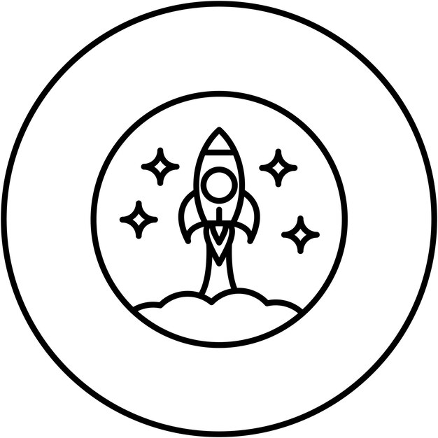 La imagen vectorial del icono de espacio se puede utilizar para el futuro