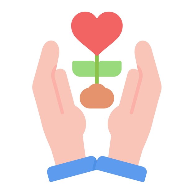 La imagen vectorial del icono de la esperanza de curación se puede utilizar para la quimioterapia
