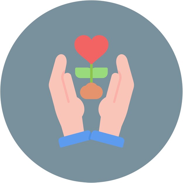 La imagen vectorial del icono de la esperanza de curación se puede utilizar para la quimioterapia