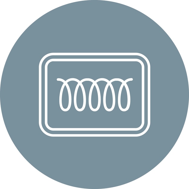 Imagen vectorial de icono en espiral Se puede utilizar para infografías