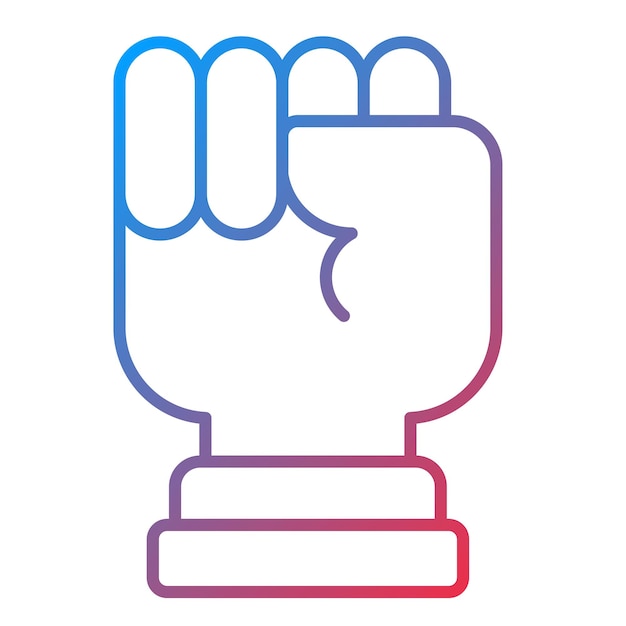 Imagen vectorial del icono del Espíritu de Lucha Se puede usar para quimioterapia