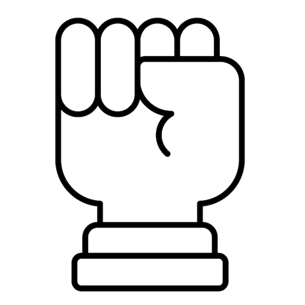 Imagen vectorial del icono del Espíritu de Lucha Se puede usar para quimioterapia