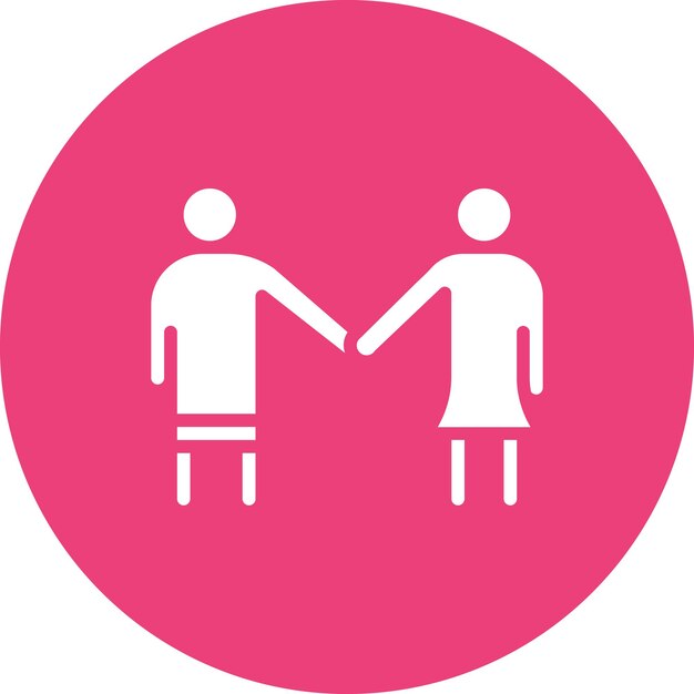 La imagen vectorial del icono de los espíritus afines se puede usar para la relación social