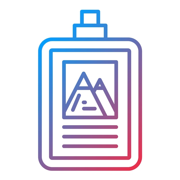 Imagen vectorial del icono de esquí de vacaciones Se puede utilizar para la agencia de viajes