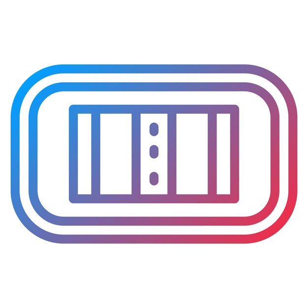Imagen vectorial del icono del estadio Se puede usar para voleibol
