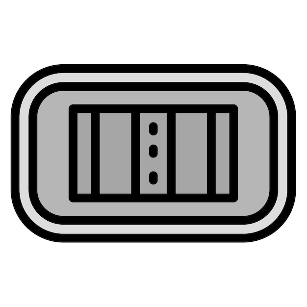 Imagen vectorial del icono del estadio Se puede usar para voleibol