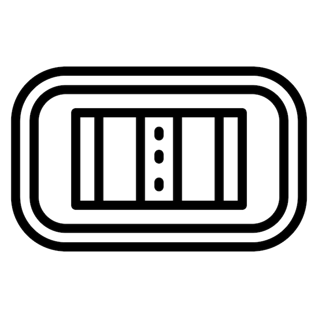 Imagen vectorial del icono del estadio Se puede usar para voleibol