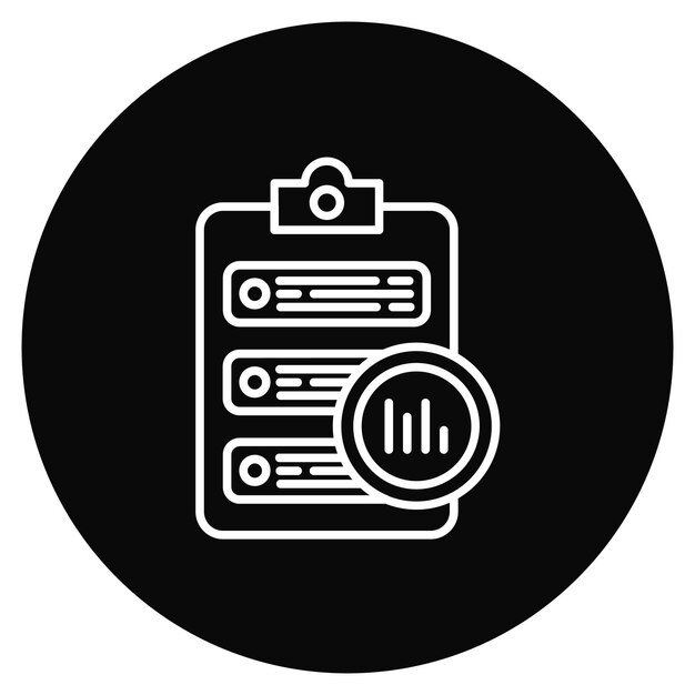 Imagen vectorial del ícono de estado del proyecto Se puede utilizar para el desarrollo de aplicaciones móviles