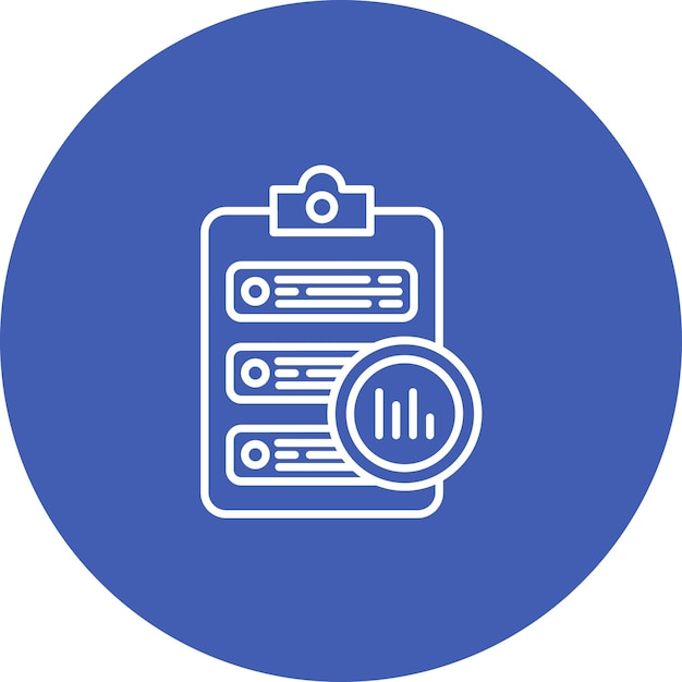 Imagen vectorial del ícono de estado del proyecto Se puede utilizar para el desarrollo de aplicaciones móviles