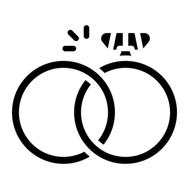 Imagen vectorial del icono de estado de la relación Se puede usar para la aplicación de citas
