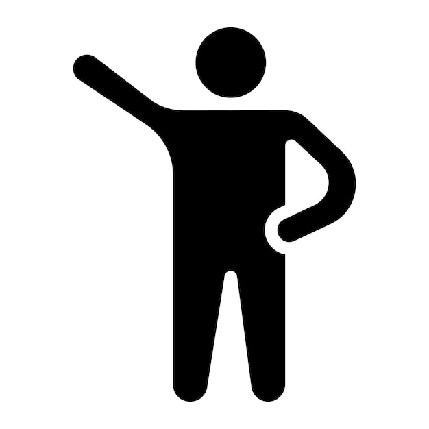 La imagen vectorial del ícono de estiramiento se puede utilizar para Fitness