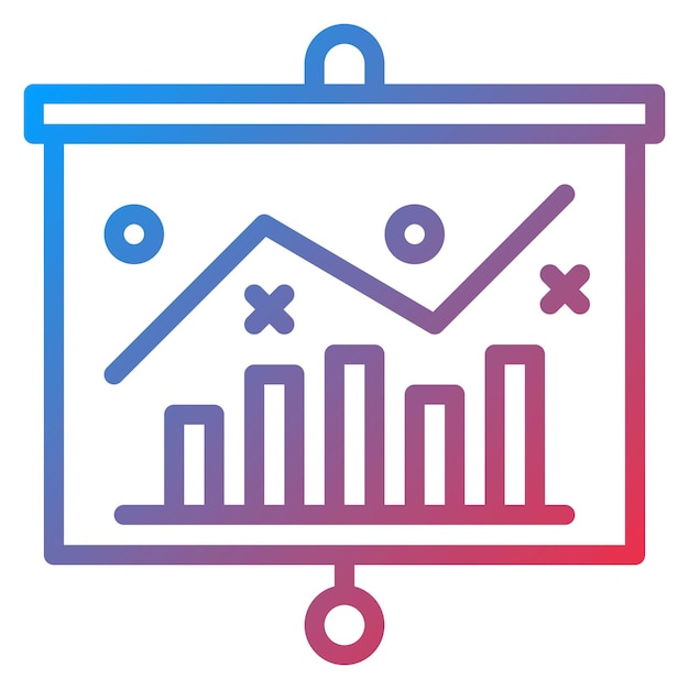 Imagen vectorial del icono de la estrategia empresarial Se puede utilizar para el rendimiento empresarial