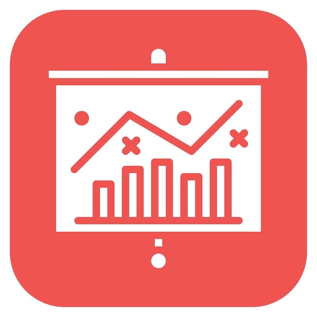 Imagen vectorial del icono de la estrategia empresarial Se puede utilizar para el rendimiento empresarial