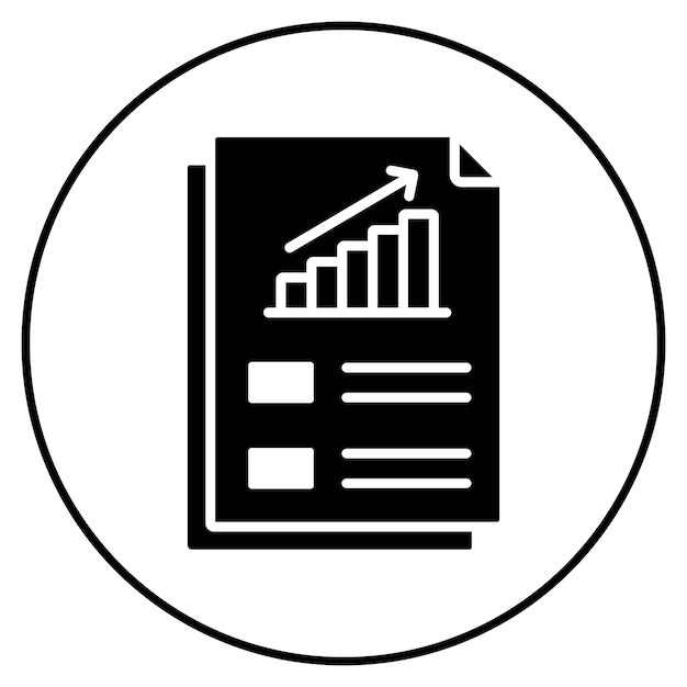 Imagen vectorial de icono de estrategia de marketing Se puede utilizar para el servicio de marketing en Internet