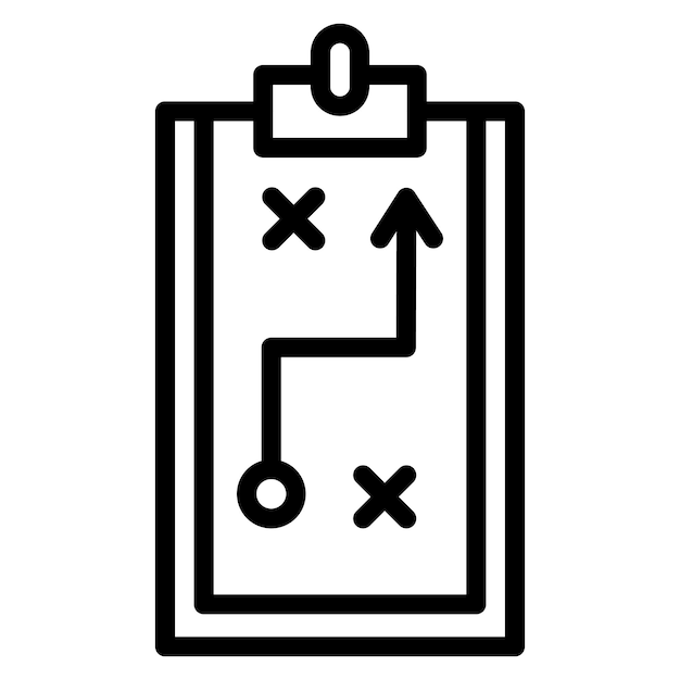 Imagen vectorial del icono de la estrategia de prueba Se puede utilizar para pruebas de software