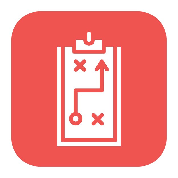 Imagen vectorial del icono de la estrategia de prueba Se puede utilizar para pruebas de software