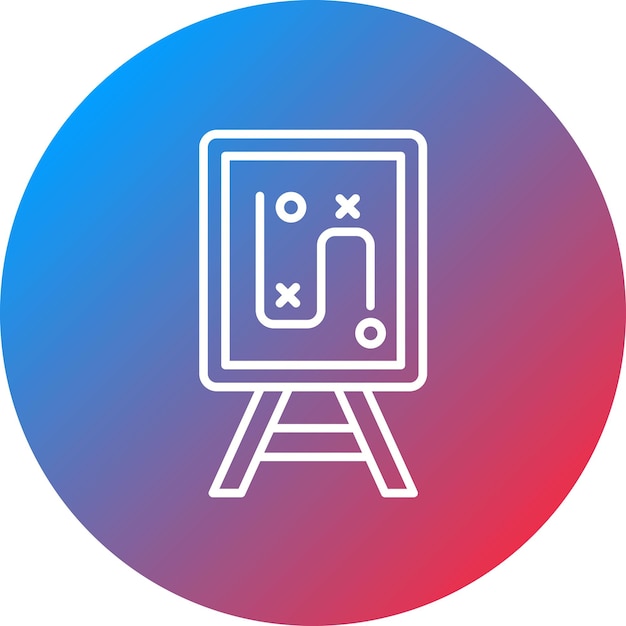 Imagen vectorial del icono de la estrategia Se puede utilizar para el emprendimiento
