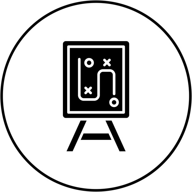 Imagen vectorial del icono de la estrategia Se puede utilizar para el emprendimiento