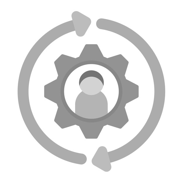 Imagen vectorial del icono de la estrategia de retención Se puede utilizar para los recursos humanos