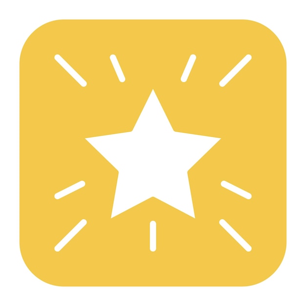 La imagen vectorial del icono de la estrella se puede utilizar para el trekking