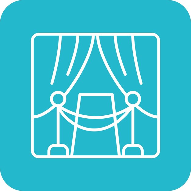 Imagen vectorial de icono de estreno Se puede utilizar para la producción de video