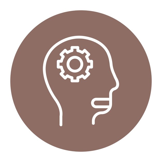 Imagen vectorial del icono de estrés Se puede usar para estilos de vida