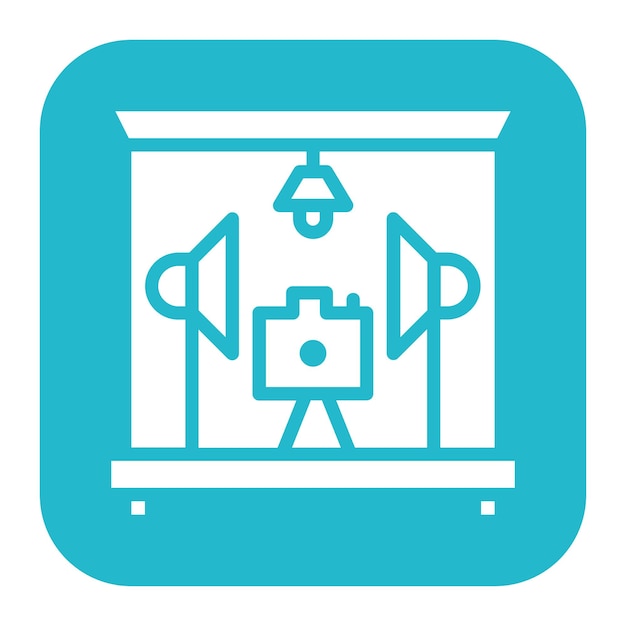 Imagen vectorial del icono del estudio Se puede utilizar para el instrumento