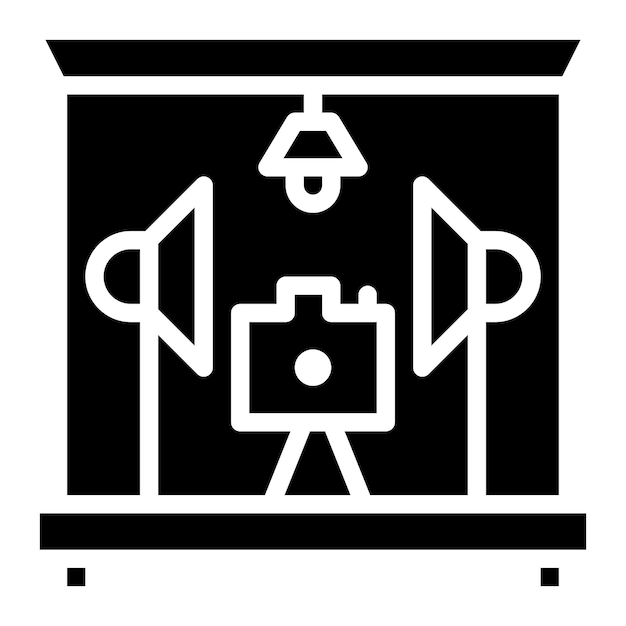 Imagen vectorial del icono del estudio Se puede utilizar para el instrumento
