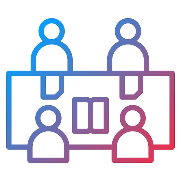 Imagen vectorial del icono de Estudios Amigos Se puede usar para Amistad