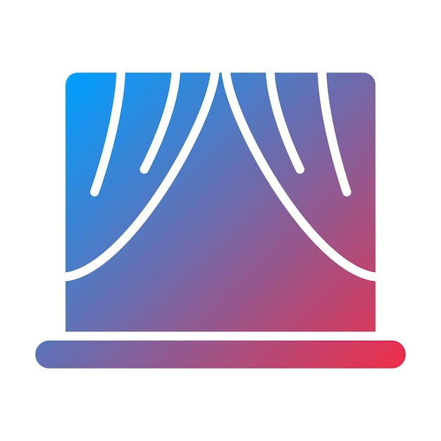 Imagen vectorial del icono de la etapa Se puede utilizar para la producción de video