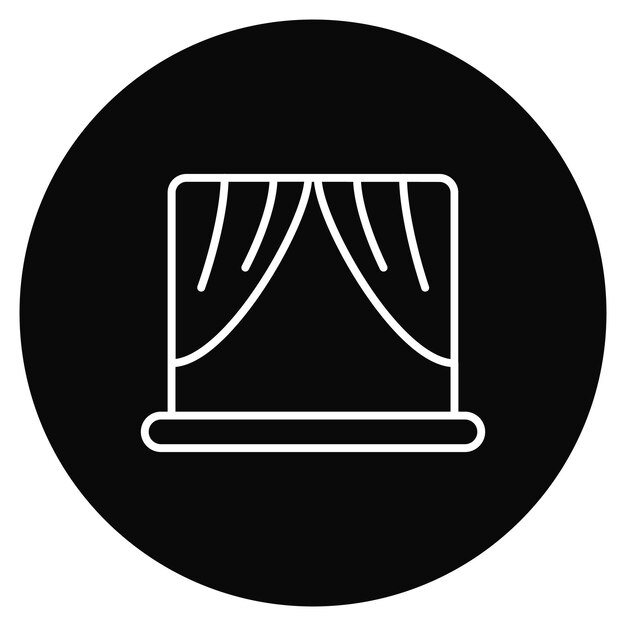 Imagen vectorial del icono de la etapa Se puede utilizar para la producción de video